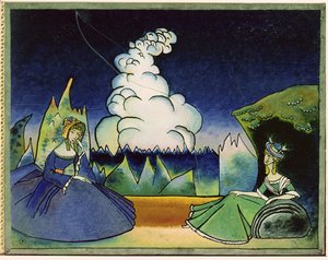 Nube Blanca, 1918 de Wassily Kandinsky